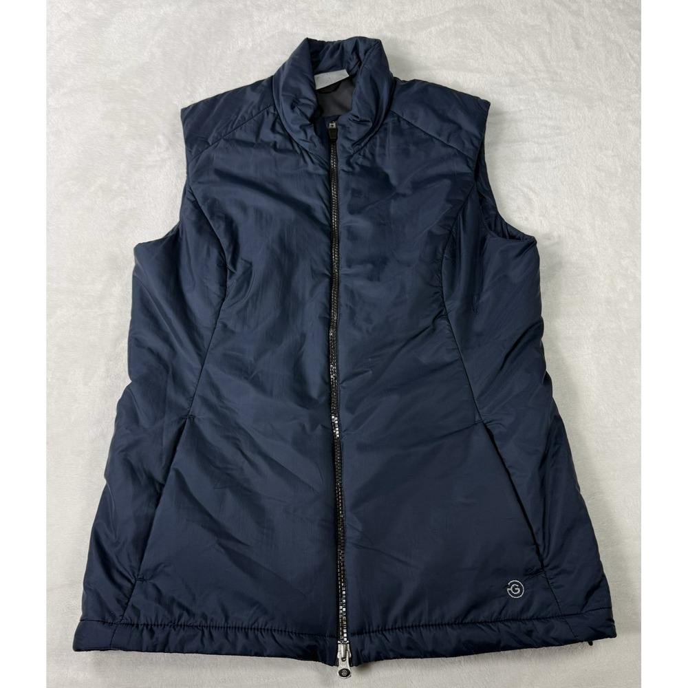 Galvin Green Vest Jacket Womens Small Navy Luna‎ Full Zip Golf Puffer Vest
